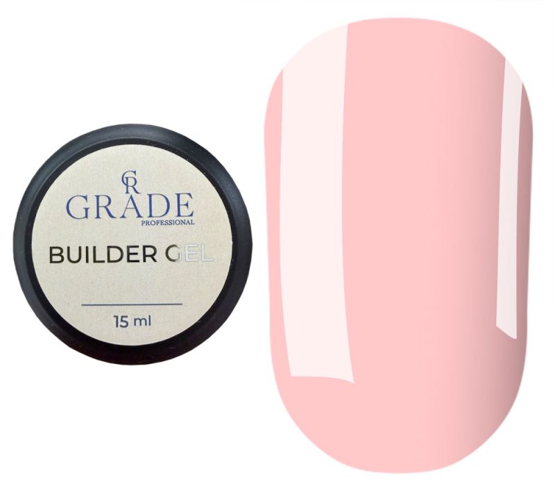 Grade Гель для нігтів Builder gel 04 (натуральний рожево-бежевий), 15 мл