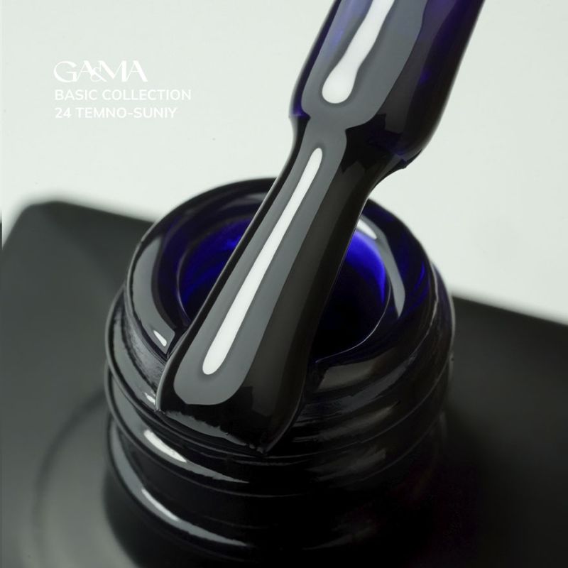 GA&MA Gel polish Basic collection 024 dark-syniy, 10 ml