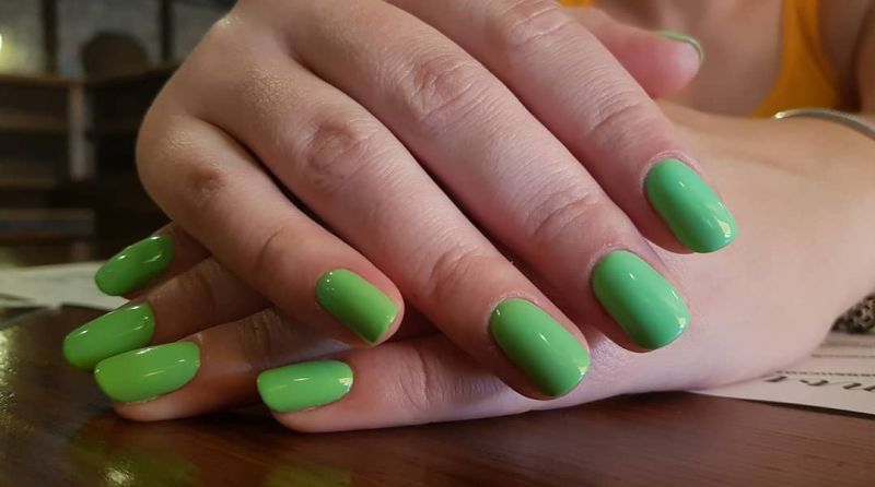 Гель-лак Kira Nails №076 (ментоловий, емаль), 6 мл