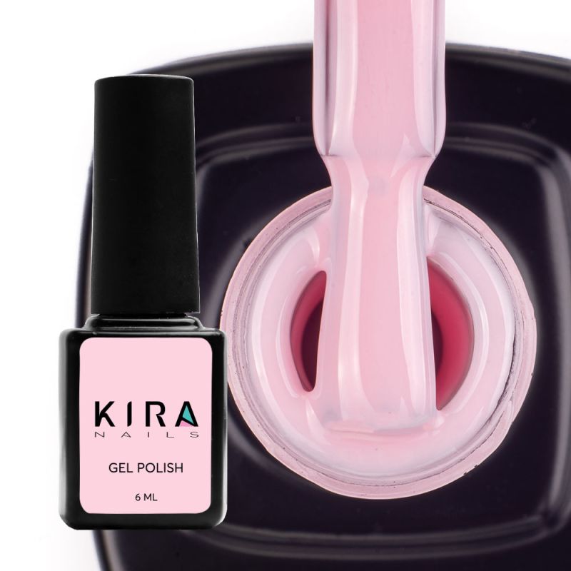 Kira Nails gel varnish No. 011 (pale pink, enamel), 6 ml