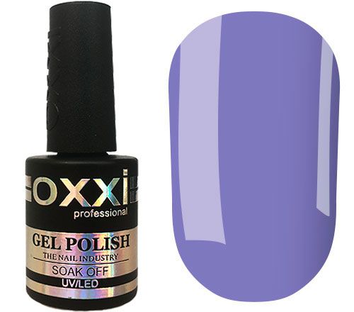 OXXI Гель-лак для ногтей №048 (голубовато-фиолетовый, эмаль), 10 мл