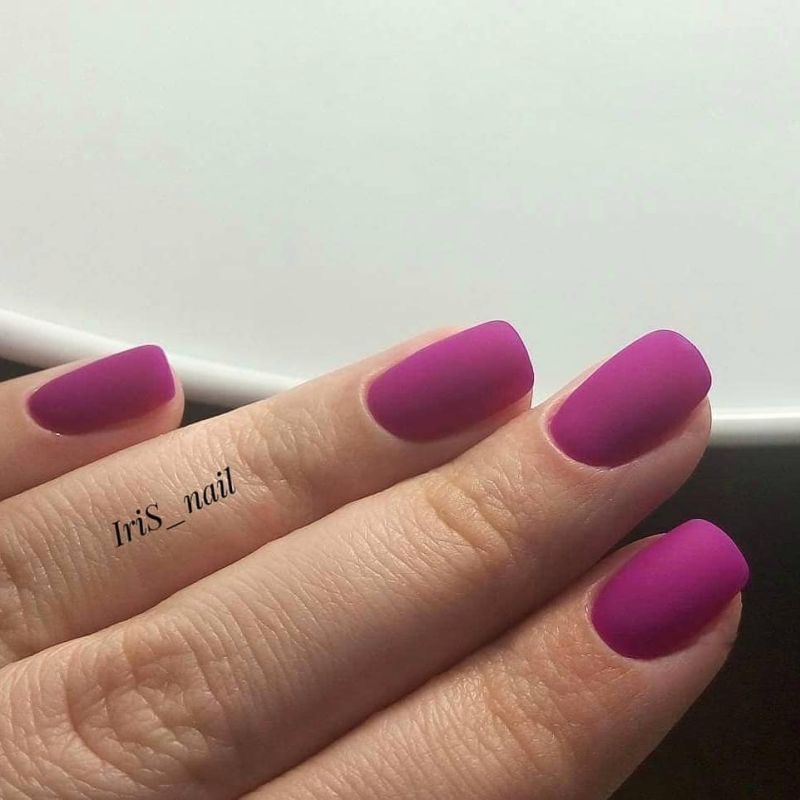 Kira Nails gel varnish No. 102 (dark fuchsia, enamel), 6 ml