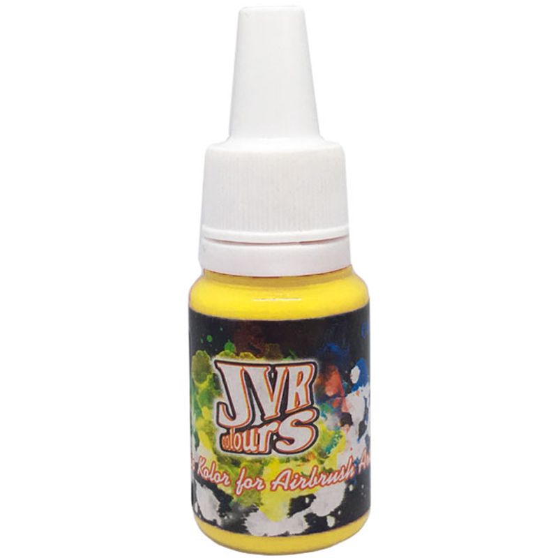Airbrush paint JVR Revolution Kolor, Yellow Light No. 102, 10 ml