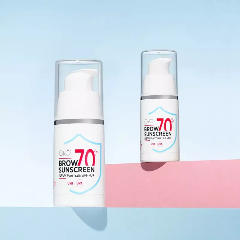 OkO Brow Sunscreen Eyebrow cream after permanent makeup SPF 70+, 15 ml