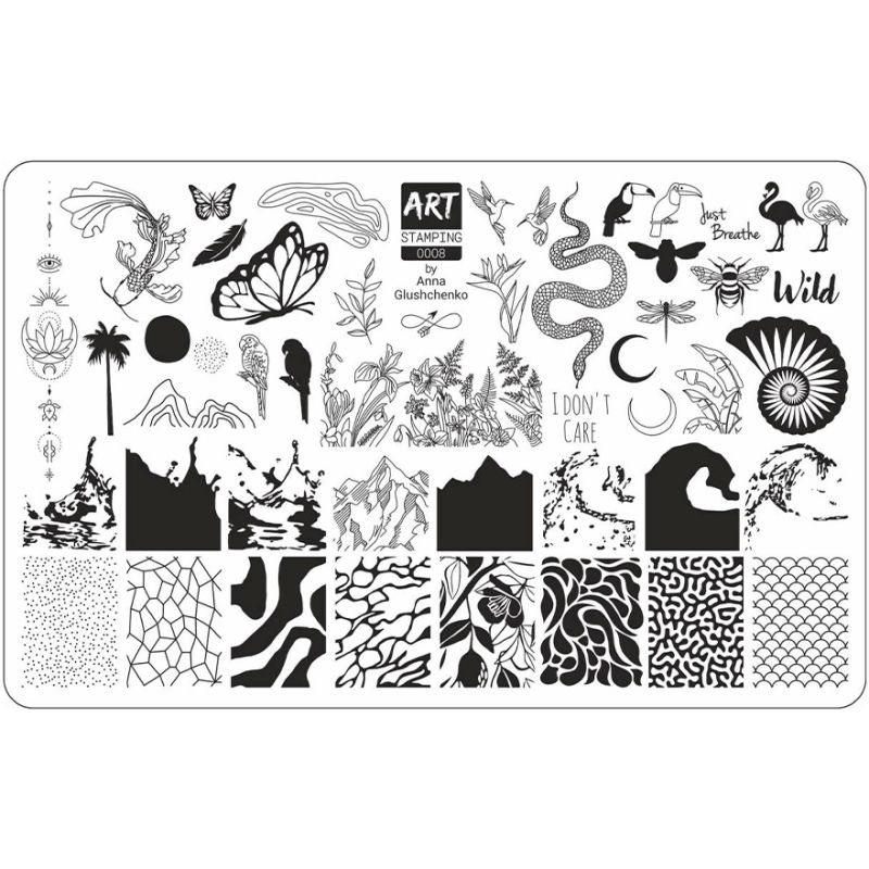 ArtStamping&Vakula Пластина для стемпинга 008
