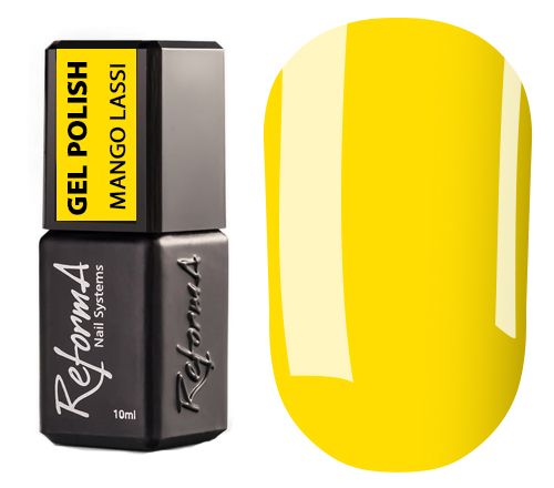 ReformA gel polish, Mango Lassi (juicy yellow, neon), 10 ml