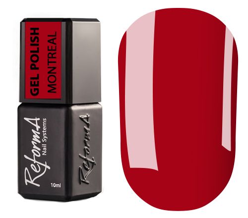 Gel varnish ReformA, Montreal (red, enamel), 10 ml
