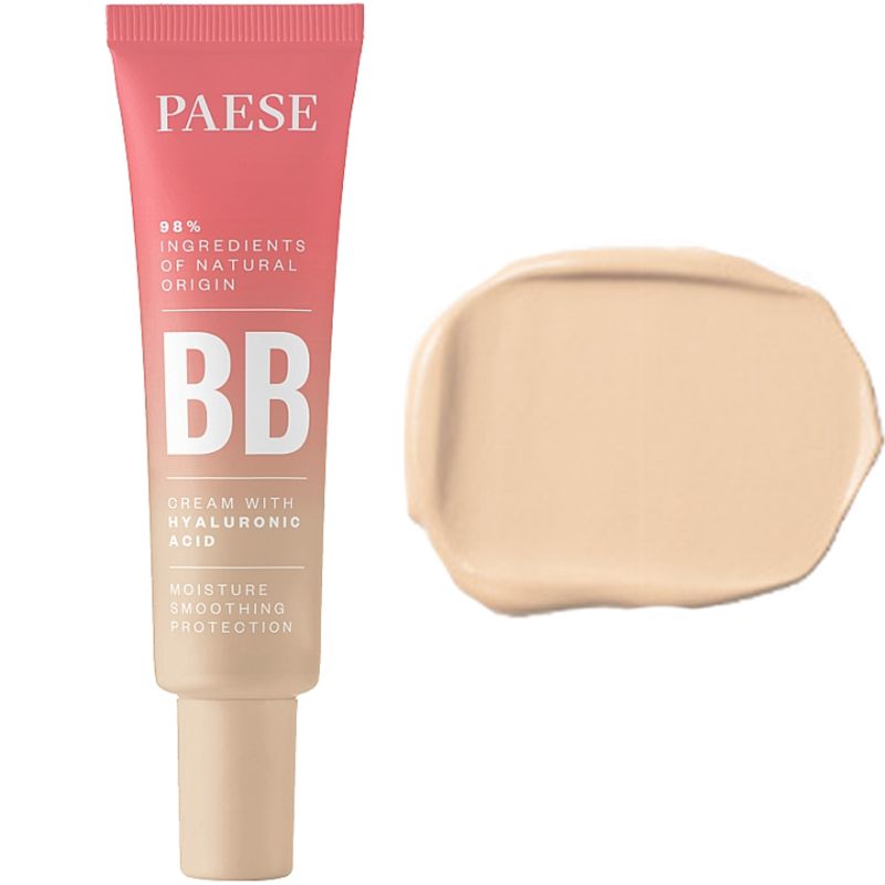 УЦЕНКА до 06.2026 PAESE BB CREAM HYALURONIC ACID Тональный крем - 02N Beige, 30 м