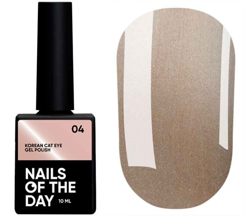 Nails Of The Day Gel polish Korean cat eye 04, 10 ml