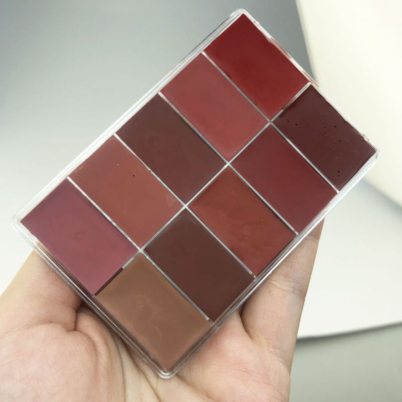Maqpro Mini lipstick palette of 10 colors -U-08L, 15 ml