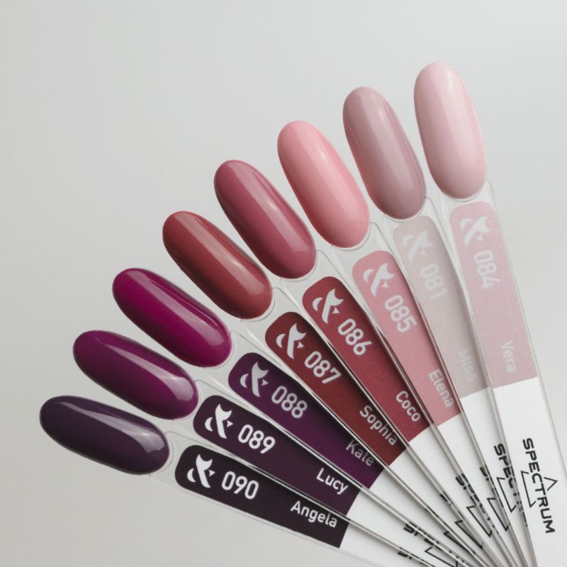 FOX Spectrum gel varnish No. 086 (carmine, enamel), 7 ml