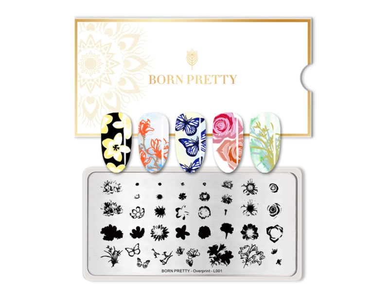 Born Pretty Stamping plate Overprint L001
