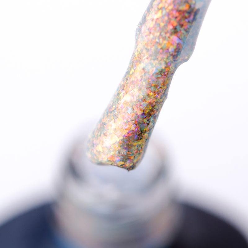 Гель-лак NUB 144 Brighte St Pearl (голографічний з шимером), 8 мл