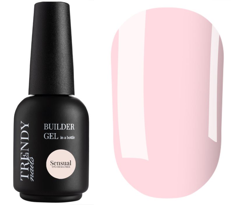 Trendy Гель для ногтей Nails Builder Gel in a bottle Sensual HEMA/TPO free, 15 мл