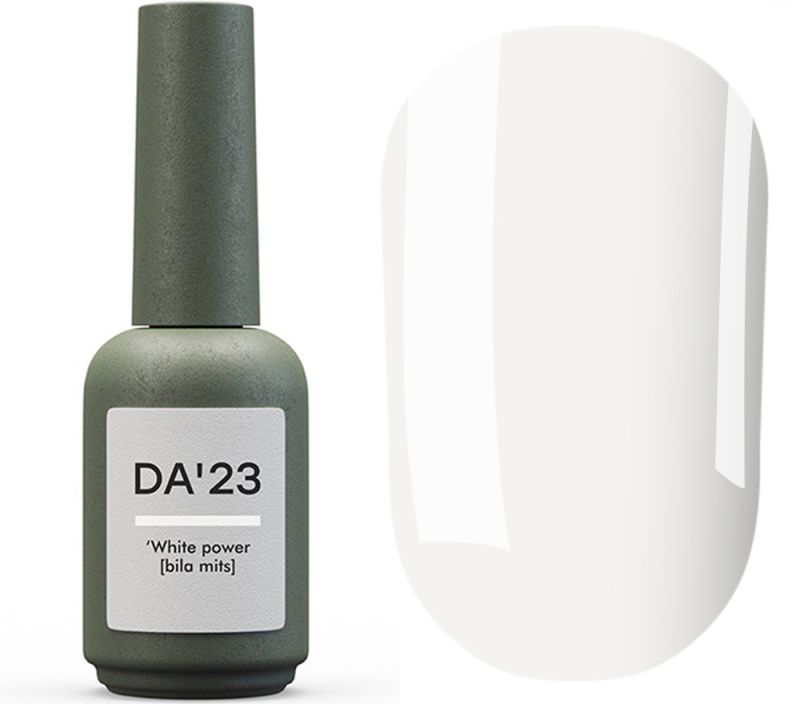 DA_23 Гель для ногтей Fiber Gel White power [bila mits], 14 мл