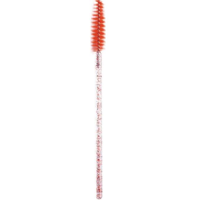 1 PC - nylon - red on a transparent base with red sequins