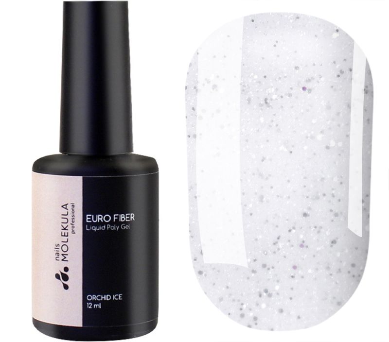 Molekula Гель для ногтей Euro Fiber Gel Frozen Dream (замороженная мечта), 12 мл