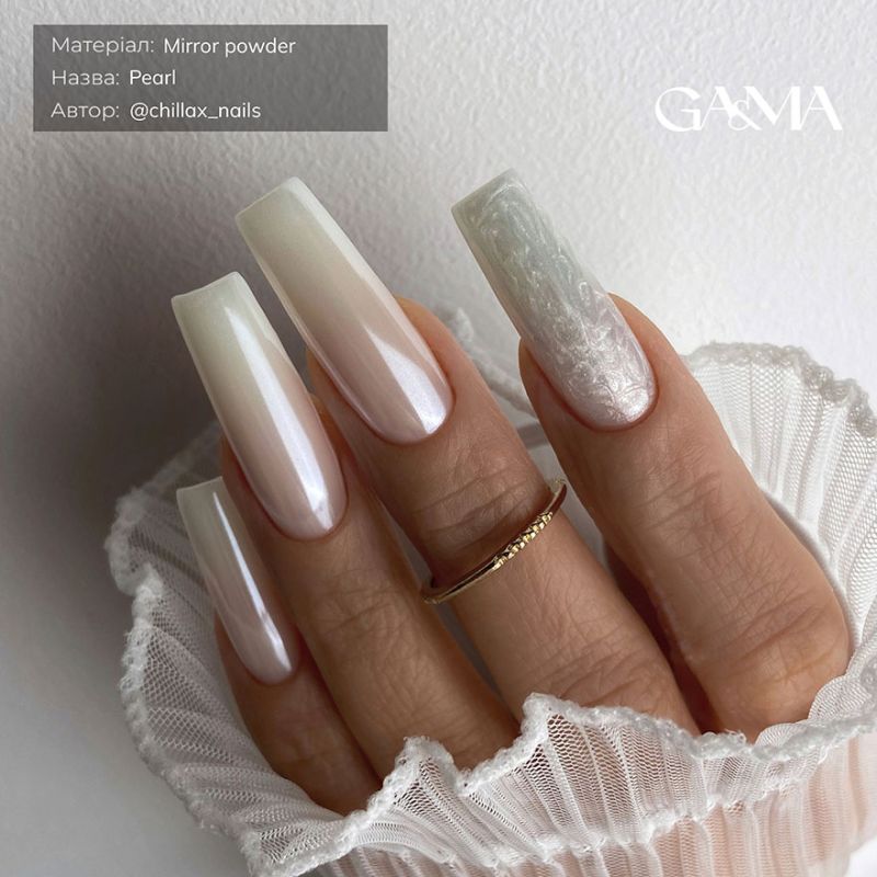 GA&MA Втирка Mirror Powder Pearl, 0,3 г