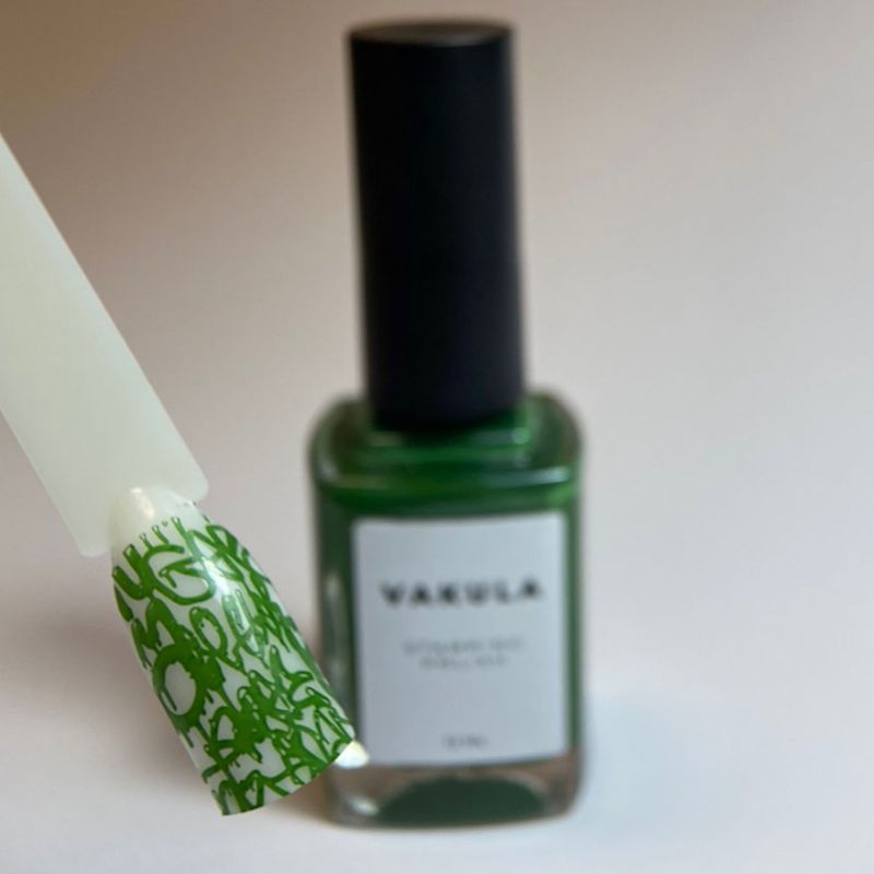 Vakula Nails Лак для стемпинга №19 зеленый