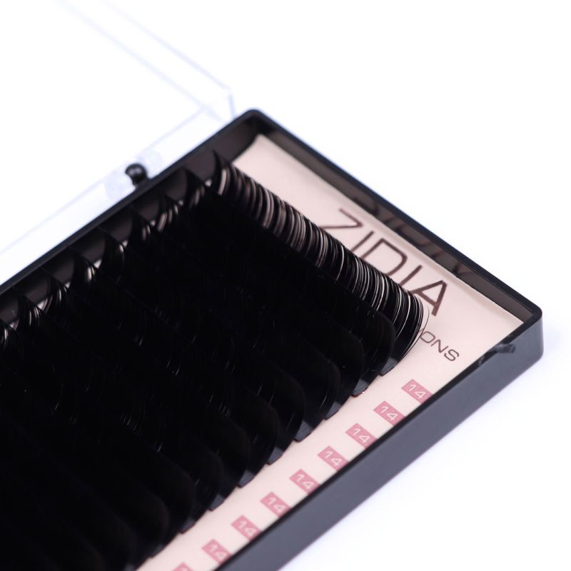 ZIDIA Premium Lash Extensions - ресницы для наращивания (20 лент) D0,1 х 14 мм