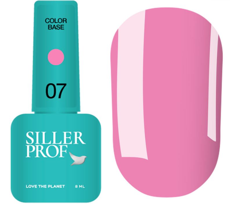 Siller База для ногтей Color Base №07, 8 мл