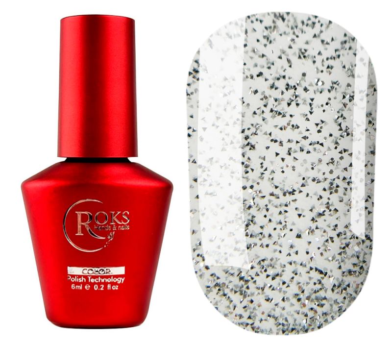 Roks Gel polish for nails Night stars (reflective) №3, 6 ml