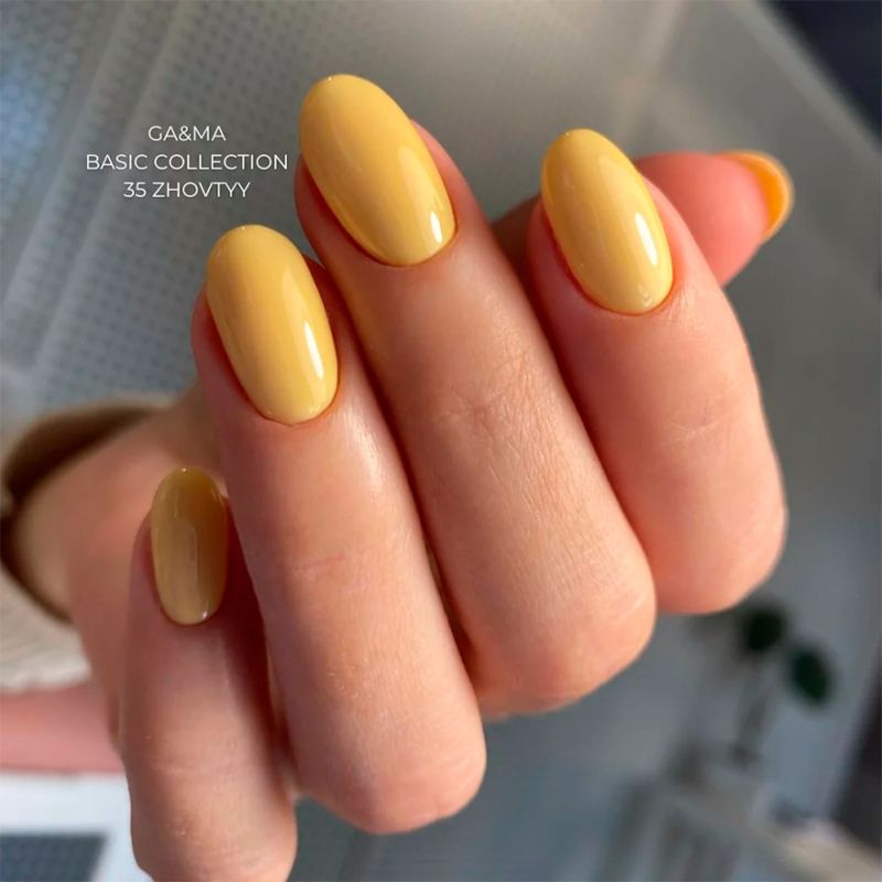GA&MA Gel polish Basic collection 035 yellow, 10 ml