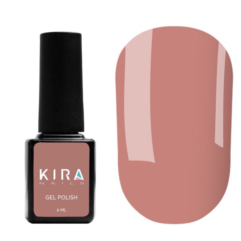 Гель-лак Kira Nails №117 (светло-коричневый, эмаль), 6 мл