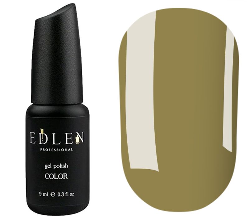 Edlen Gel nail polish 059 (swamp green, enamel), 9 ml