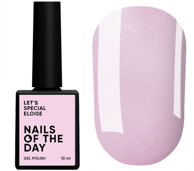 Nails Of The Day Gel Polish Let's special Eloisy (cool pink with fine shimmer), 10 ml