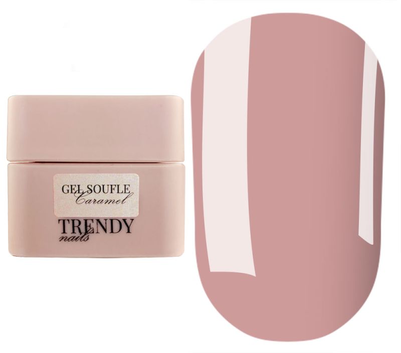 Trendy nails Гель для ногтей Souffle Gel Caramel HEMA/TPO free, 15 мл