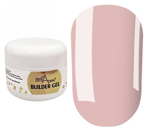 NailApex Гель желе моделирующий крем Miracle Beige, пастельно-розовый, 30 мл
