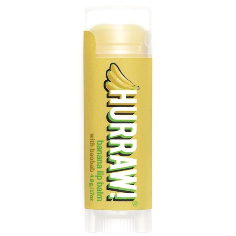 Hurraw! Бальзам для губ Banana Lip Balm, 4,8 г