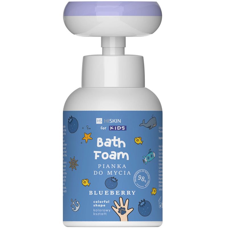 HiSkin Kids Shower and hand foam with blueberry aroma "PAW", 300 ml
