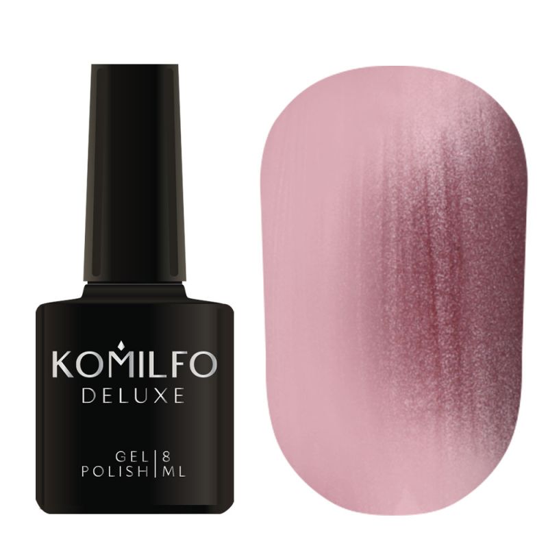 Gel varnish Komilfo DeLuxe Termo C003 (light brown, when heated - bright light green), 8 ml