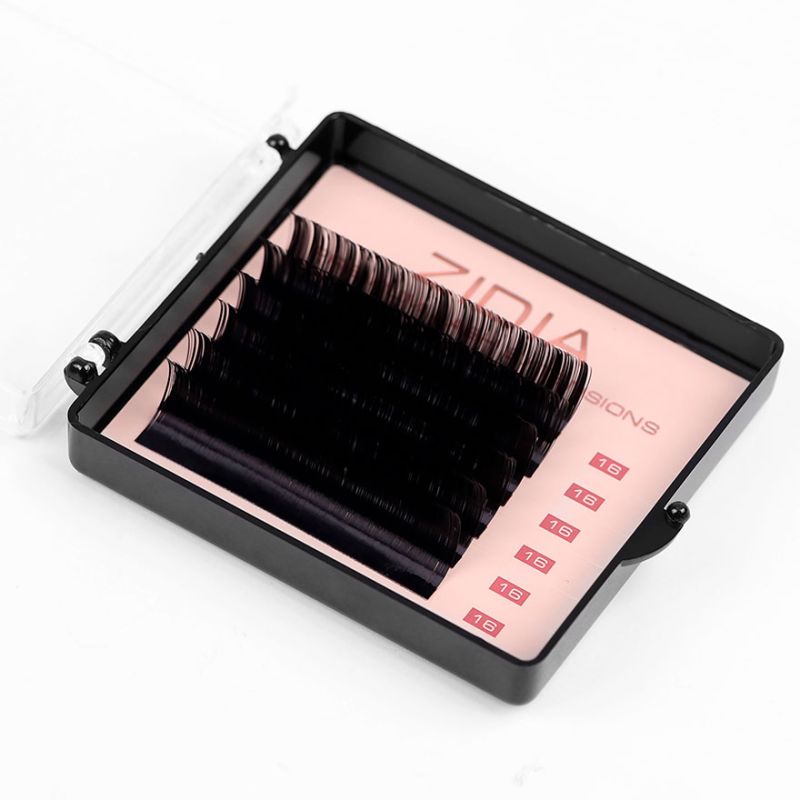 ZIDIA Premium Lash Extensions 6 strips - M0.07 x 16 mm
