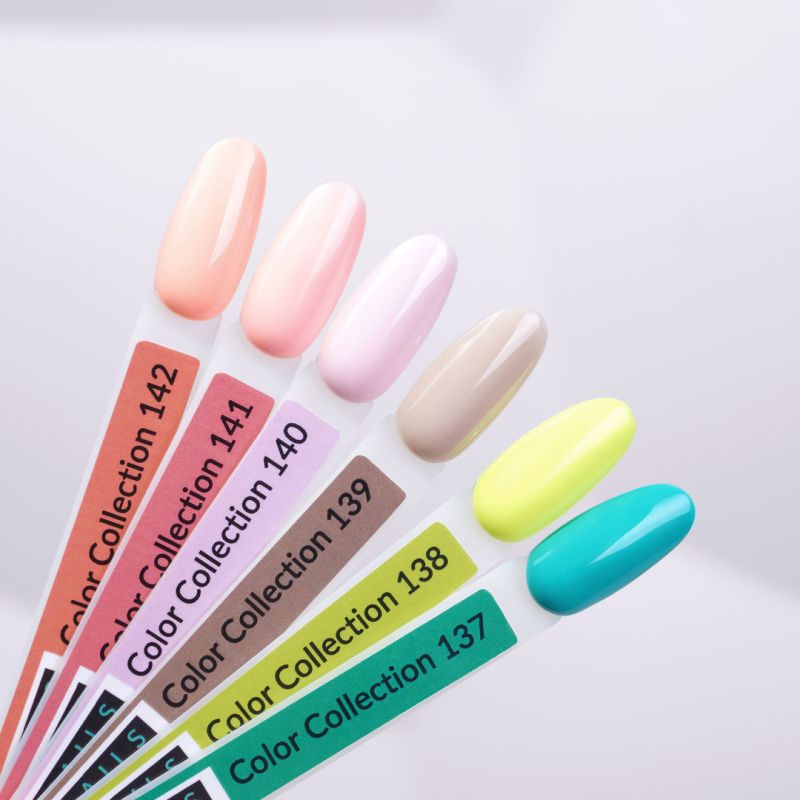 Гель-лак Kira Nails №141 (бежево-рожевий, емаль), 6 мл