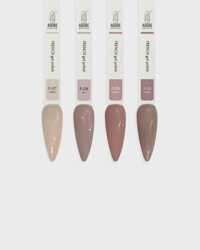Gel Polish ADORE Professional No. F-007 (beige, enamel), 7.5 ml