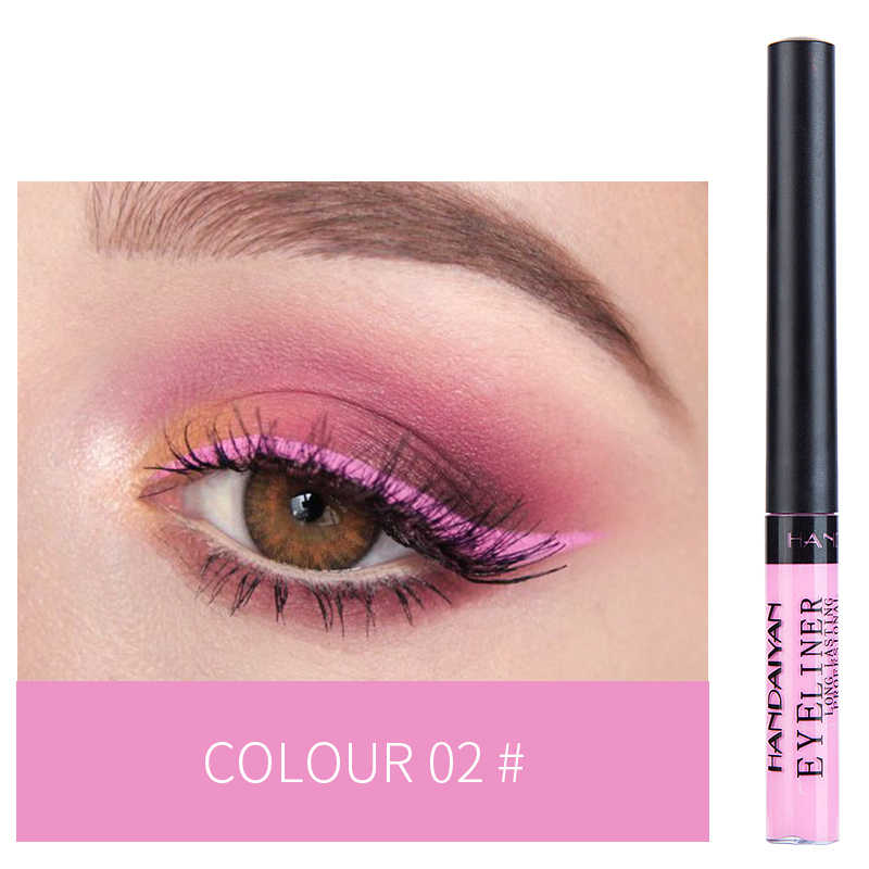 HANDAIYAN Matte Liquid Eyeliner №02 (светло-розовый) - Жидкая подводка для глаз, 2 г