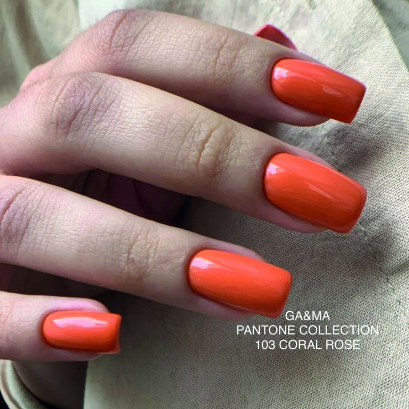 GA&MA Gel polish Pantone collection 103 Coral rose, 10 ml