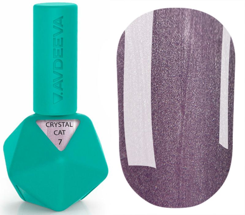 Victoria Avdeeva Gel nail polish Crystal Cat's Eye No. 001, 10 ml