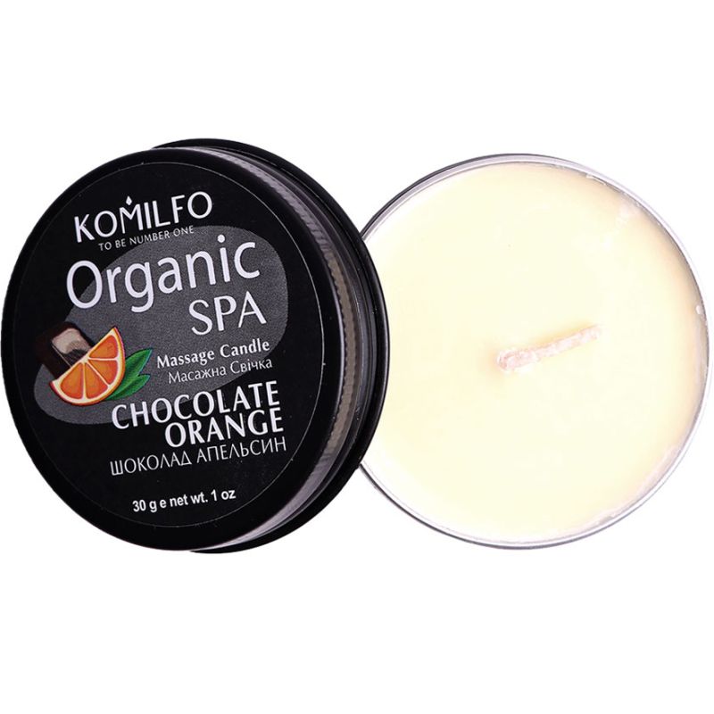Komilfo Massage Candle - Chocolate Orange, 30 g