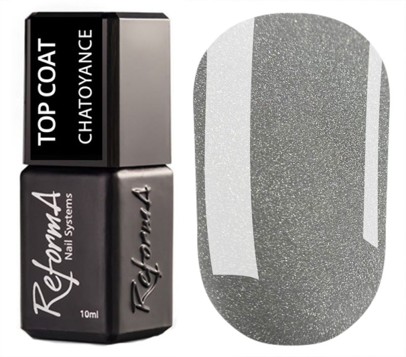 Reforma Top coat for nails without sticky ball Top coat Milky Pink, 10 ml