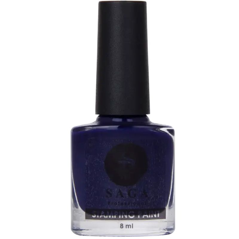 SAGA professional stamping varnish 12 (blue, enamel), 8 ml