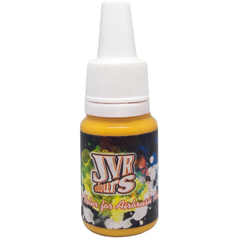 Airbrush paint JVR Revolution Kolor, Opaque Deep Yellow No. 125, 10 ml