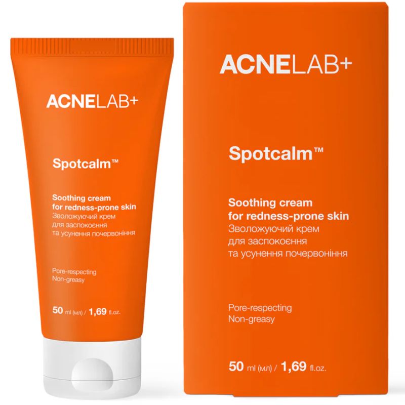 ACNELAB+ Крем зволожуючий для заспокоєння та усунення почервоніння Spotcalm Soothing cream for redness-prone skin, 50 мл