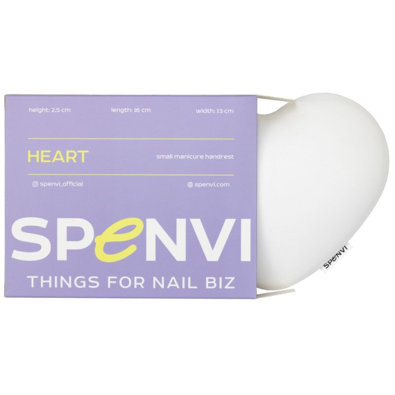 SPENVI Подушка під лікоть для манікюру Heart White