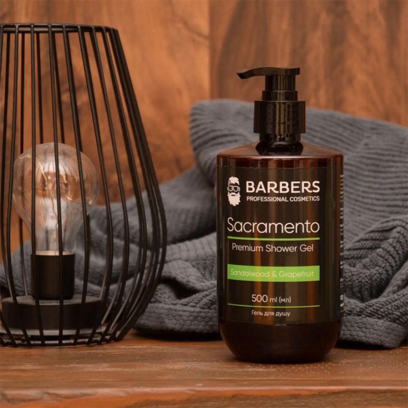 BARBERS Гель для душу Sacramento, 500 мл