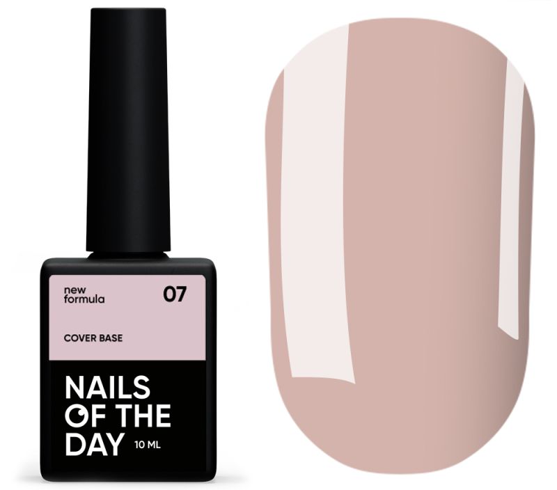 Nails Of The Day Cover base No. 07 (natural nude), 10 ml