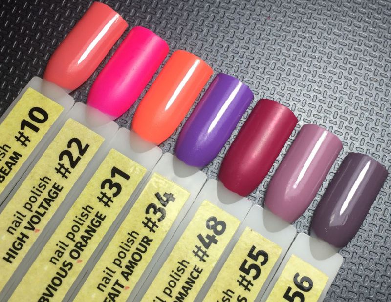 NUB 031 Obvious Orange nail polish (bright orange, neon), 14 ml